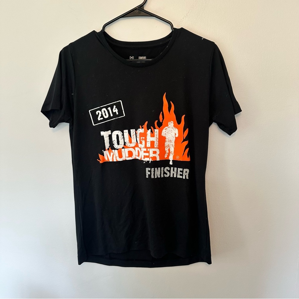 Under Armour HeatGear 2014 Tough Mudder Finisher Workout Shirt Size Medium M